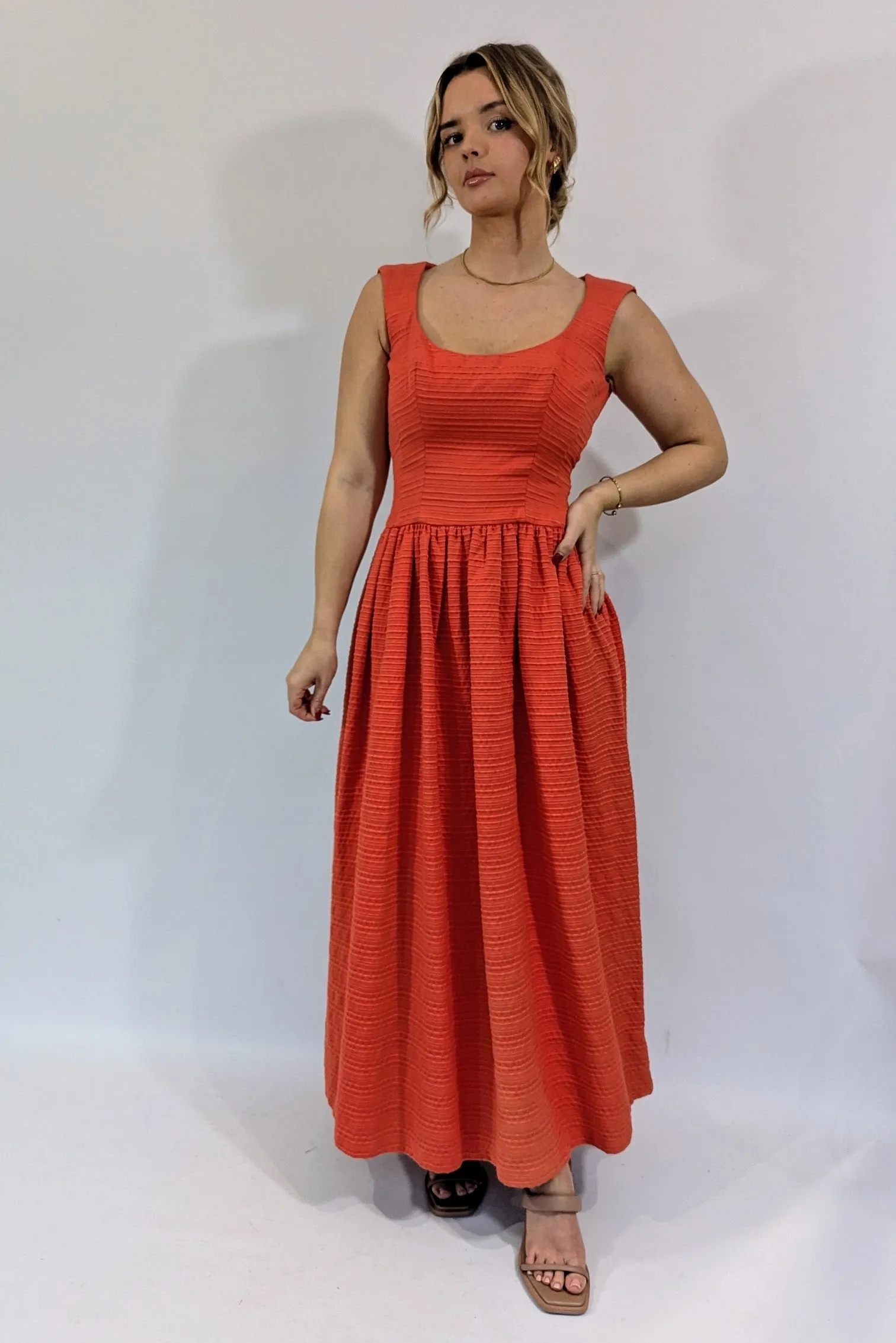 1950s Elizabeth Arden Red Dress
