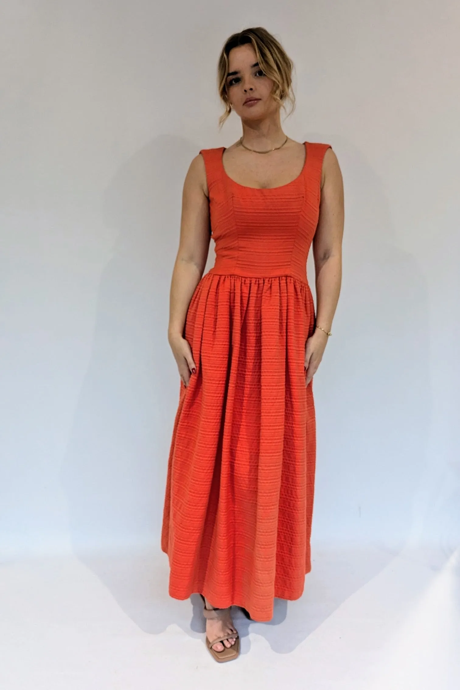 1950s Elizabeth Arden Red Dress