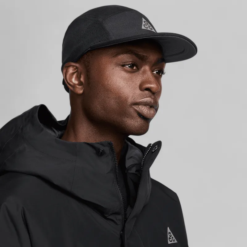 ACG Fly Cap with detachable cape - Black/Reflective Silver