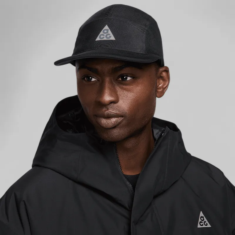 ACG Fly Cap with detachable cape - Black/Reflective Silver