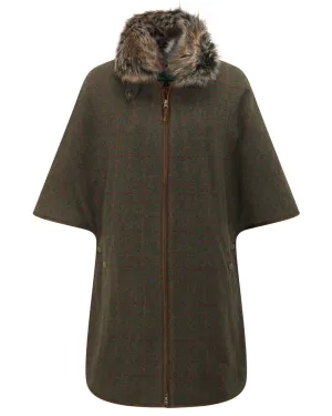 Alan Paine Womens Surrey Tweed Cape