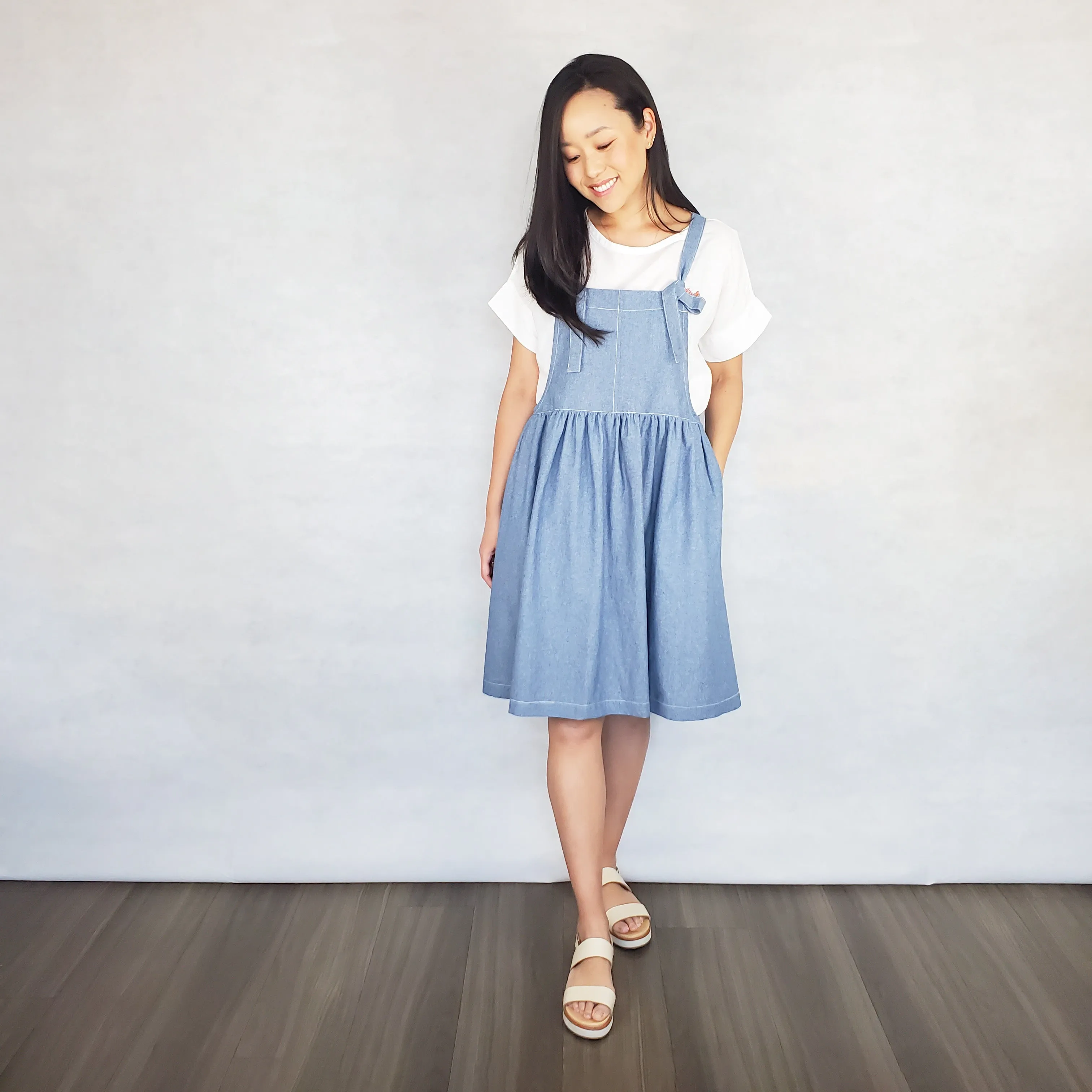AVA Pinafore dress