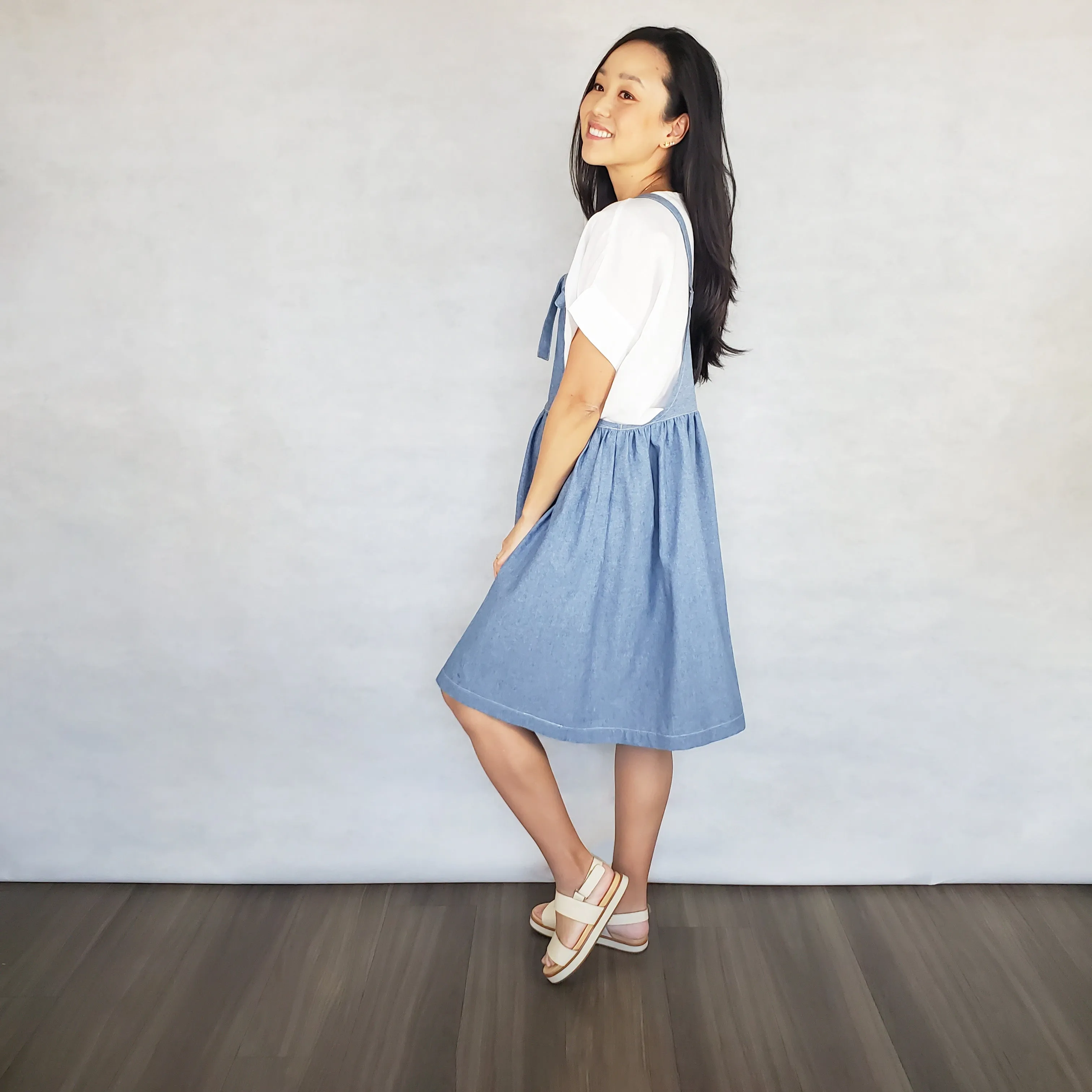 AVA Pinafore dress