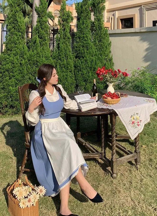 Beauty and the Beast Inspired Retro Dress (Plus size)