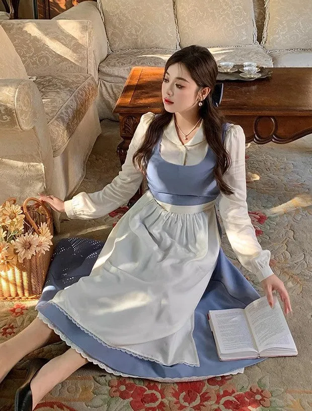 Beauty and the Beast Inspired Retro Dress (Plus size)