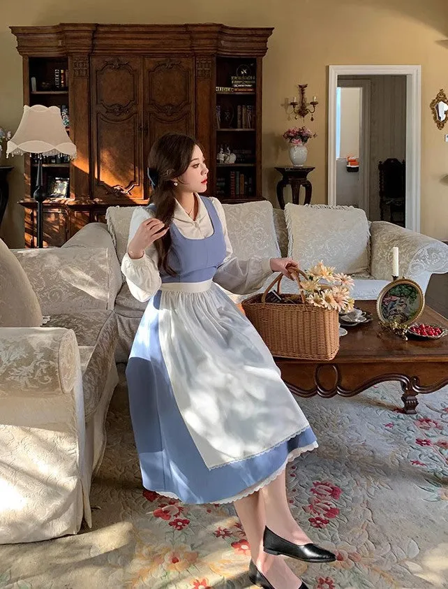 Beauty and the Beast Inspired Retro Dress (Plus size)