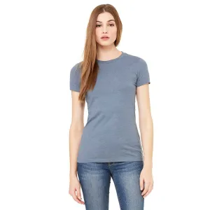 Bella   Canvas Women's Heather Slate Jersey Short-Sleeve T-Shirt