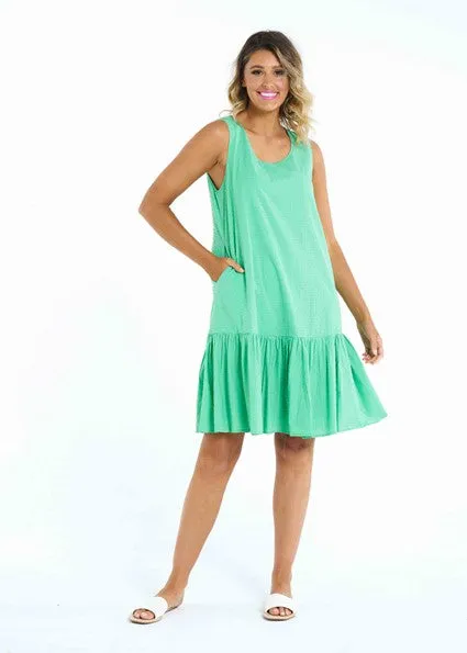 BETTY BASICS - Shiloh Dress in Celery and Black