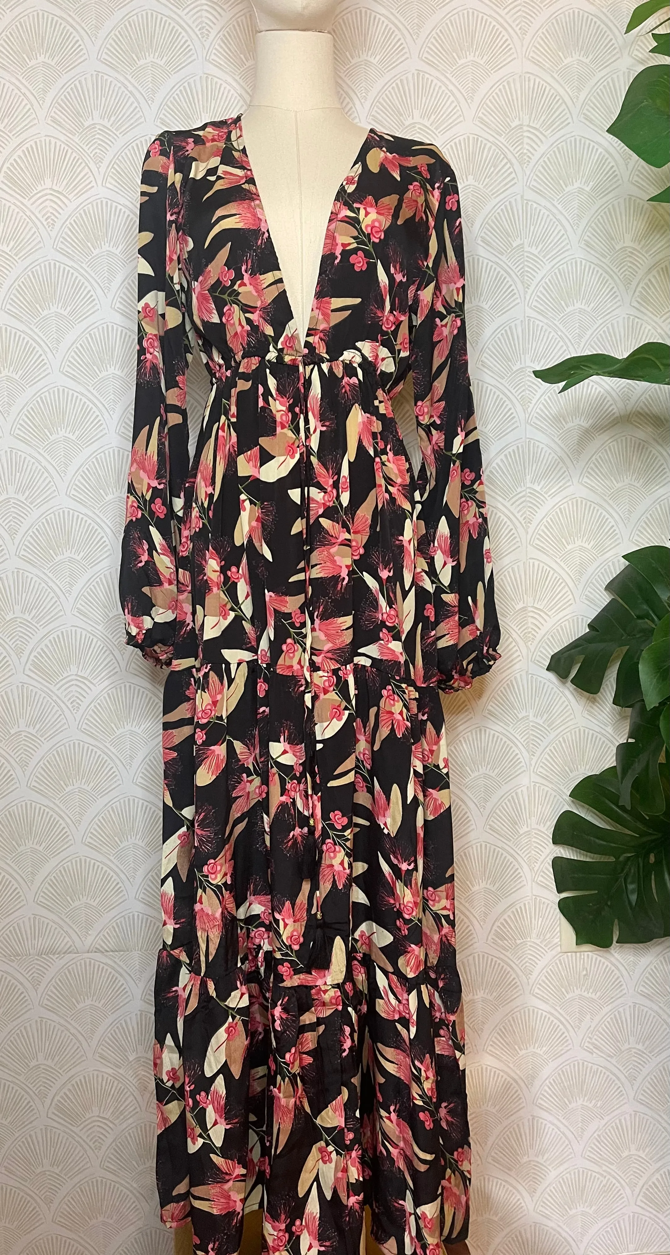 Black Floral Dress