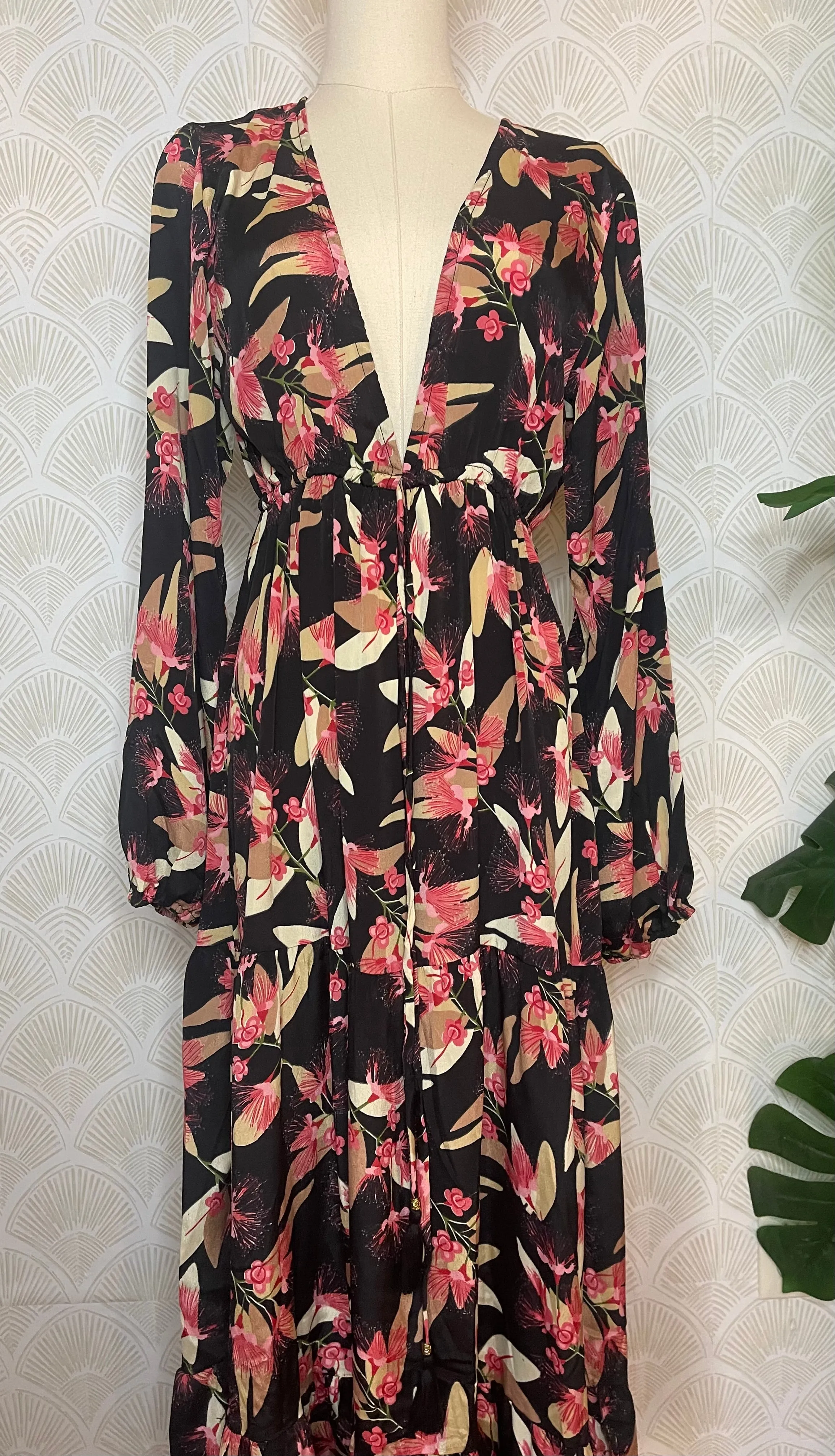 Black Floral Dress