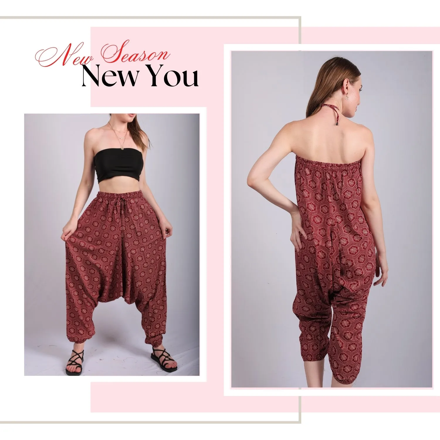 Bohemian Harem Pants for Women – Comfortable Yoga Pants