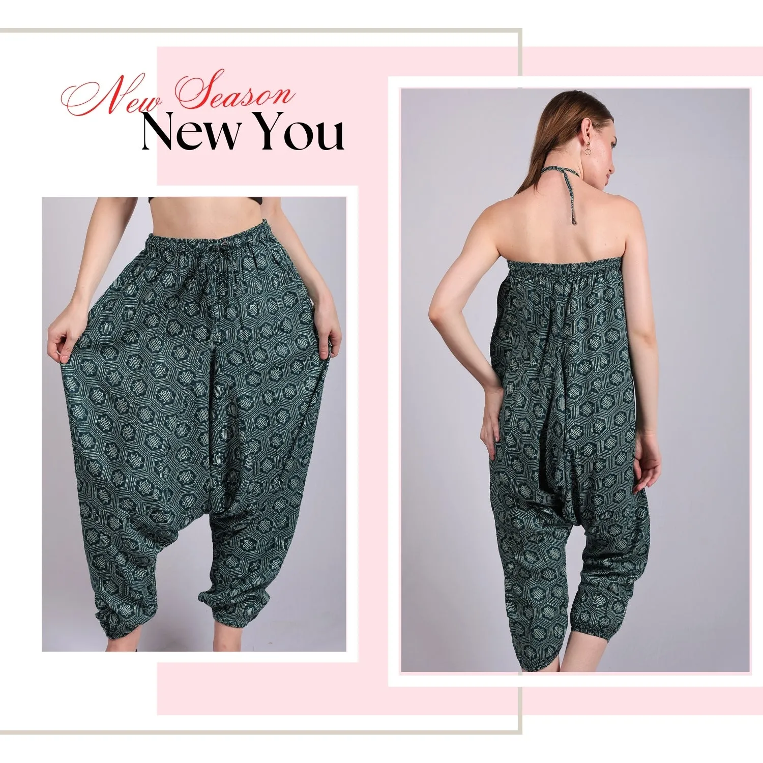 Bohemian Harem Pants for Women – Comfortable Yoga Pants
