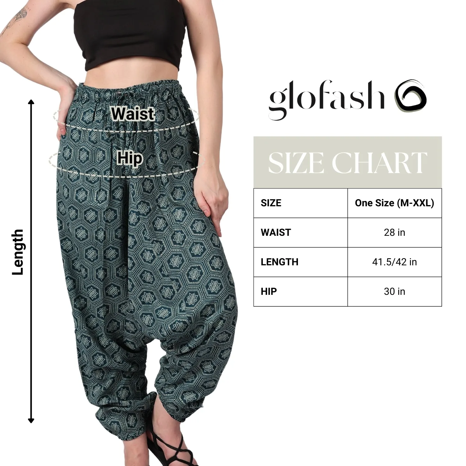 Bohemian Harem Pants for Women – Comfortable Yoga Pants