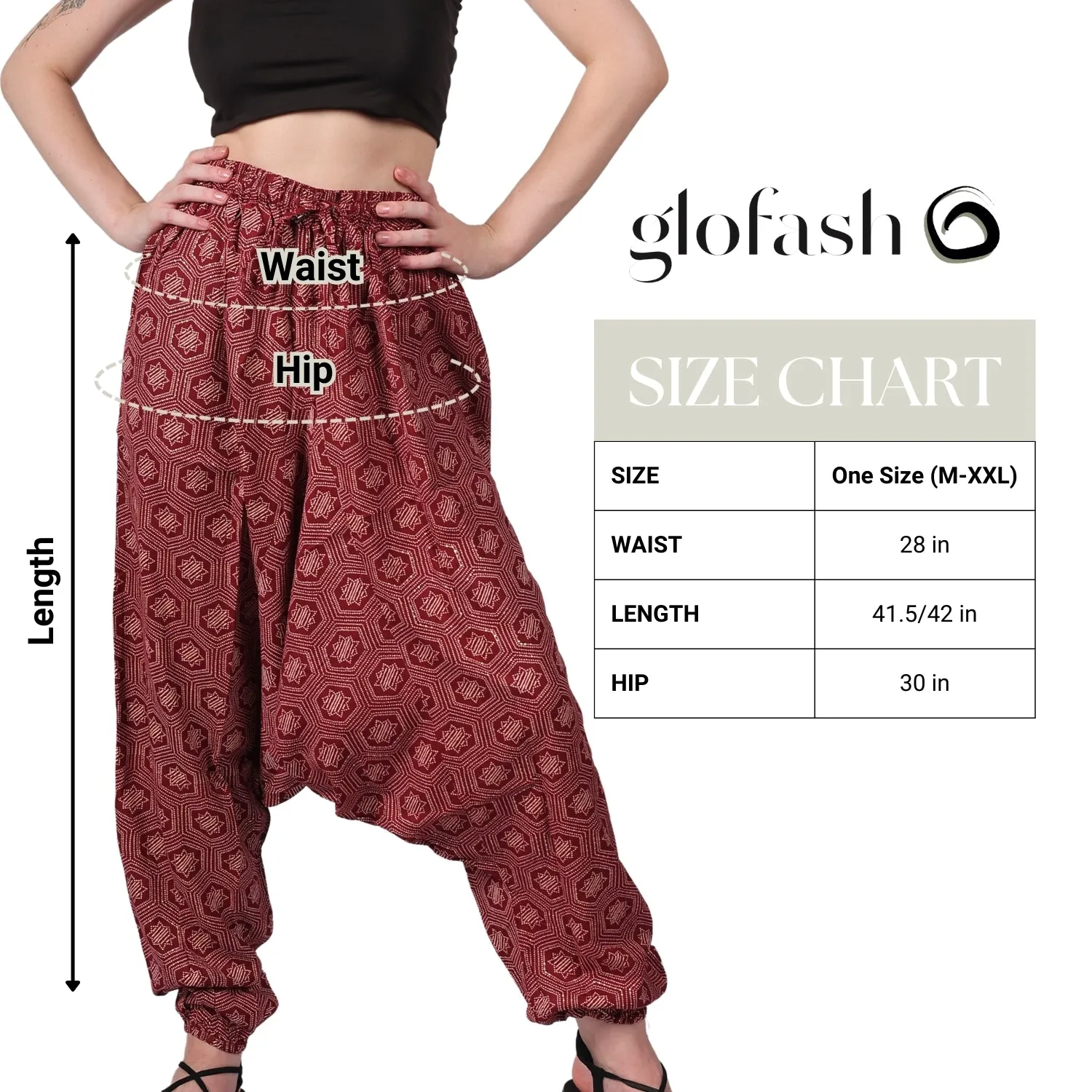 Bohemian Harem Pants for Women – Comfortable Yoga Pants