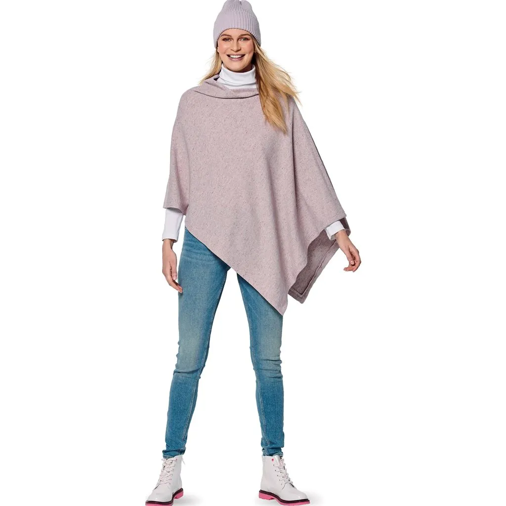 Burda Style Pattern 6175 Misses' Cape - Rectangular - with roll neck B6175