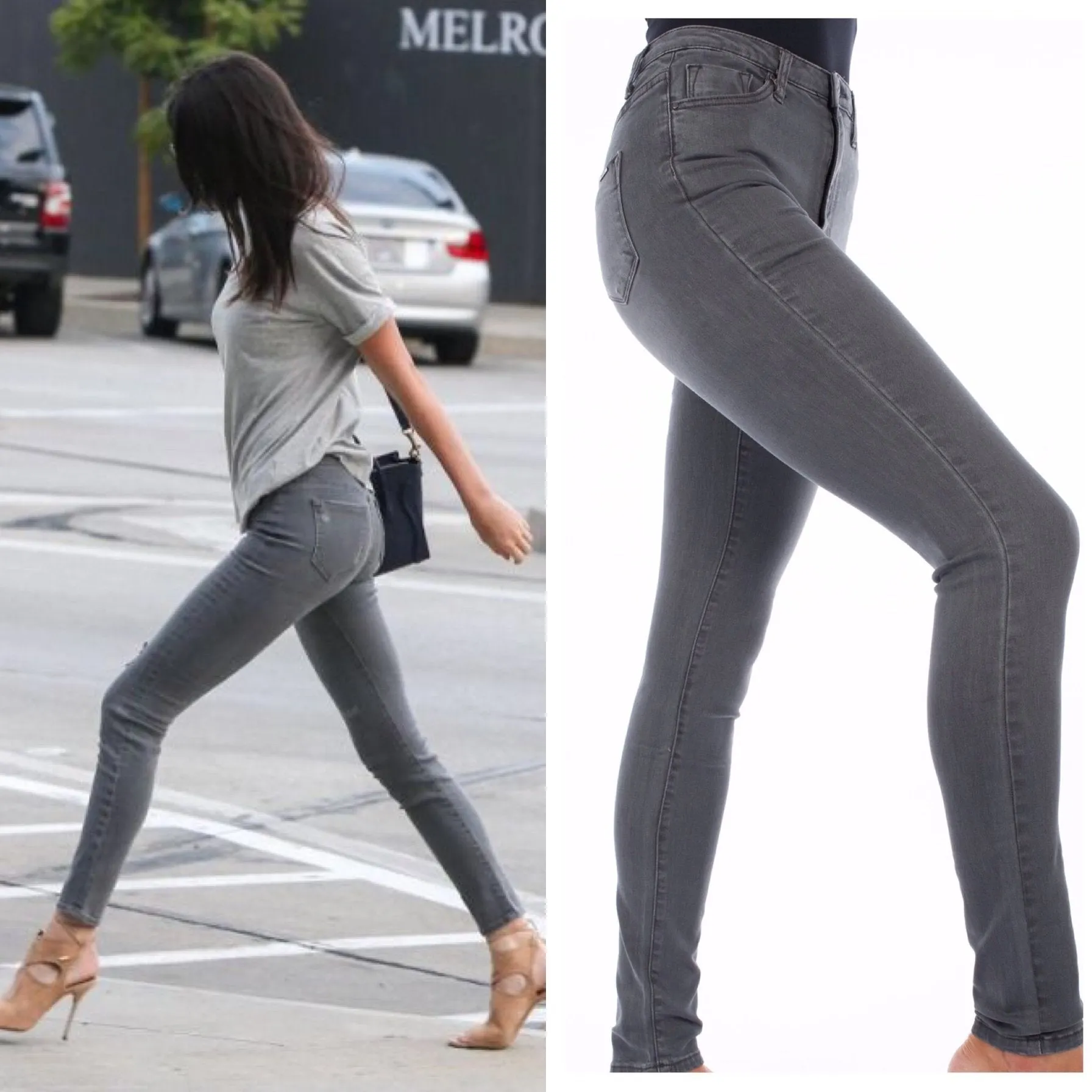 Cara Jeans - Charcoal