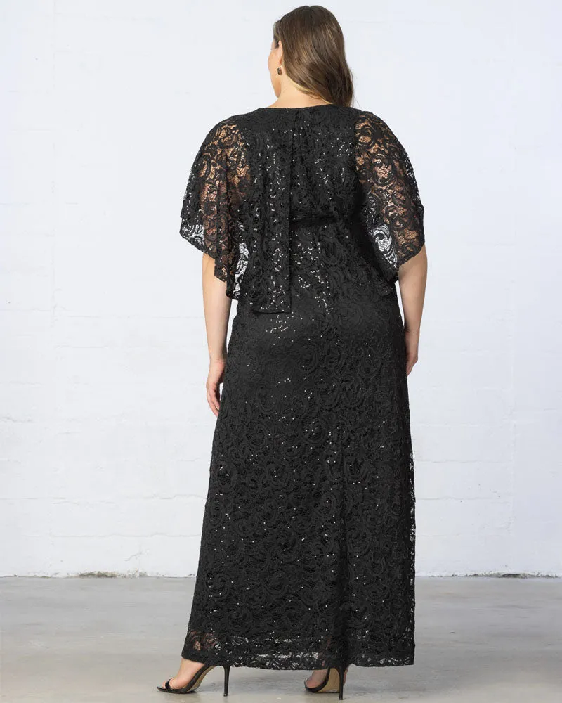 Celestial Cape Sleeve Gown - Sale!