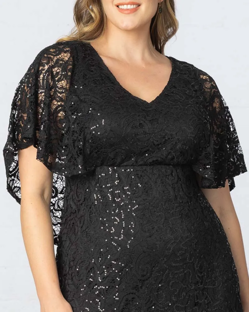 Celestial Cape Sleeve Gown - Sale!