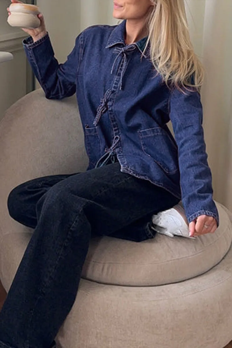 CS3361 Denim Shirt Jacket Outerwear
