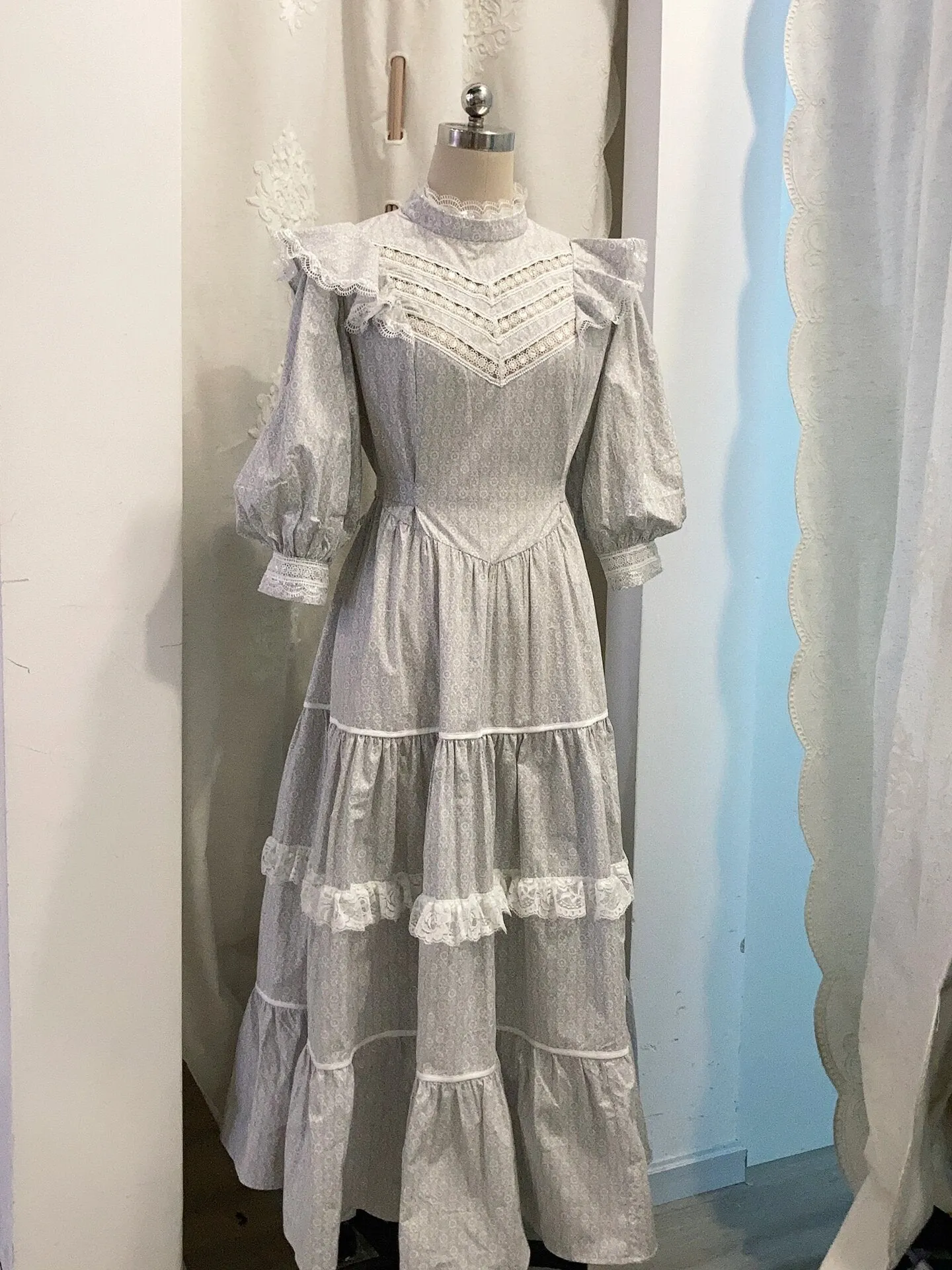[Customized] Cottage Dream Vintage Inspired Maxi Dress