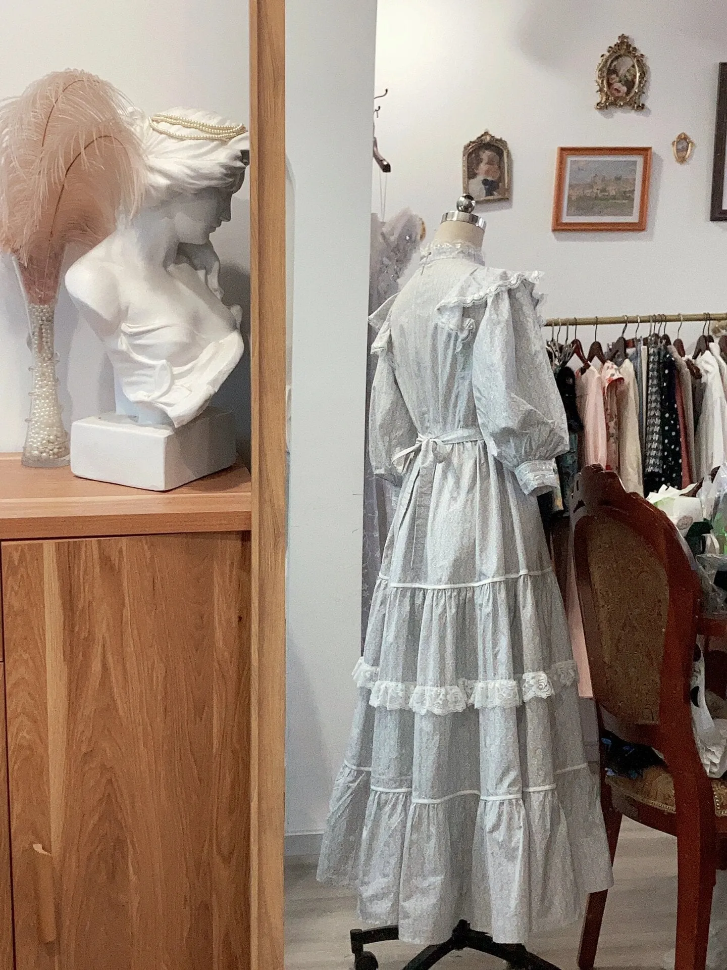 [Customized] Cottage Dream Vintage Inspired Maxi Dress