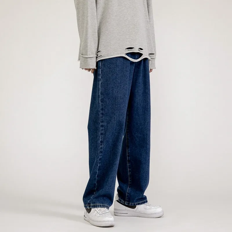 Denim Wide-leg Pants