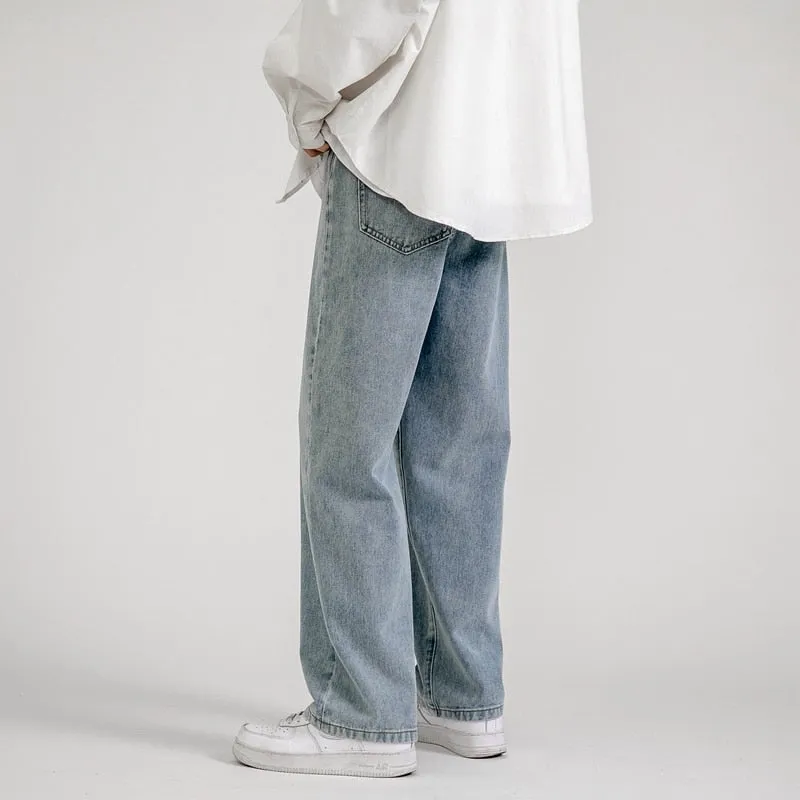 Denim Wide-leg Pants