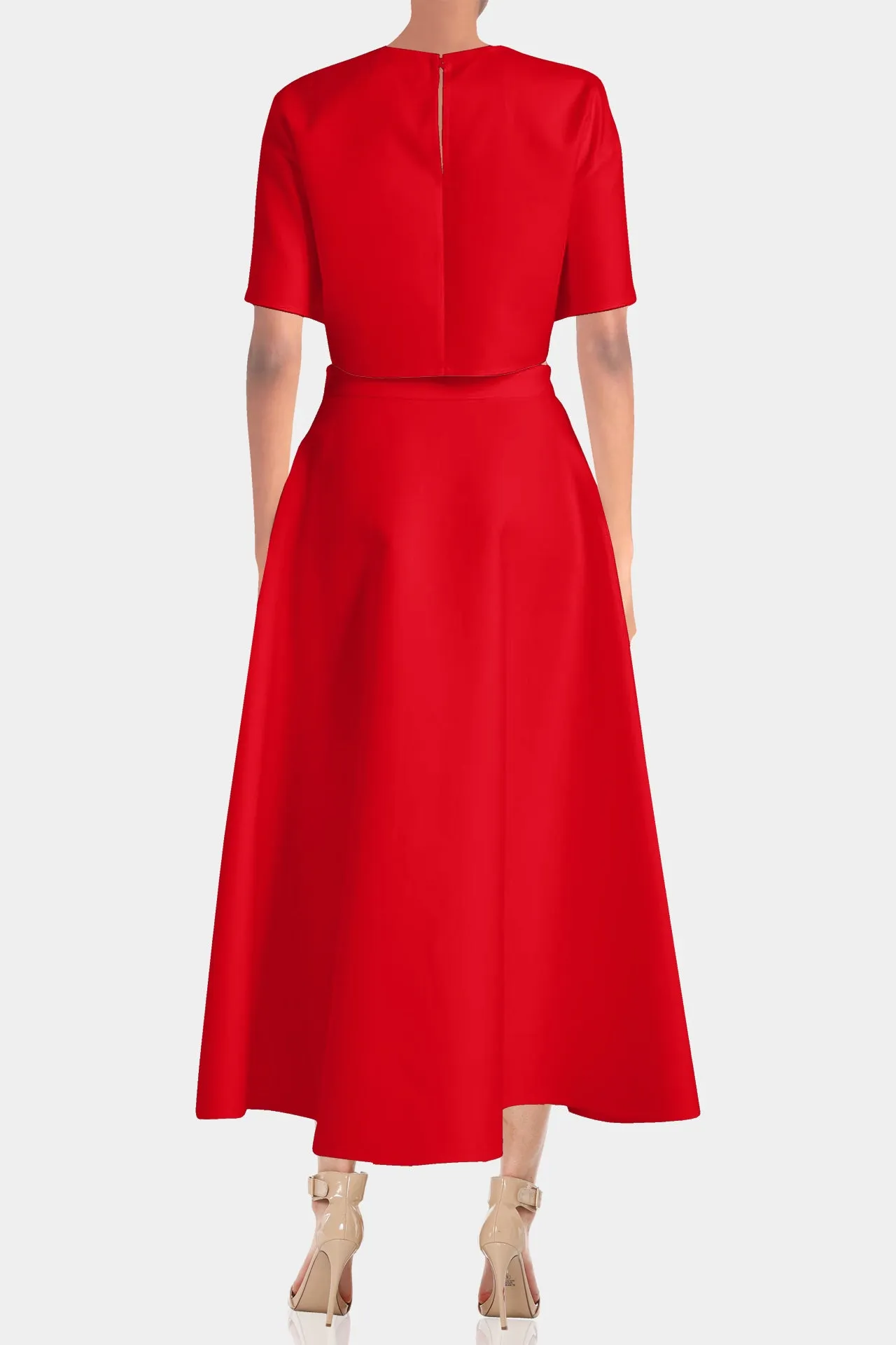 Designer Red Cape Tops