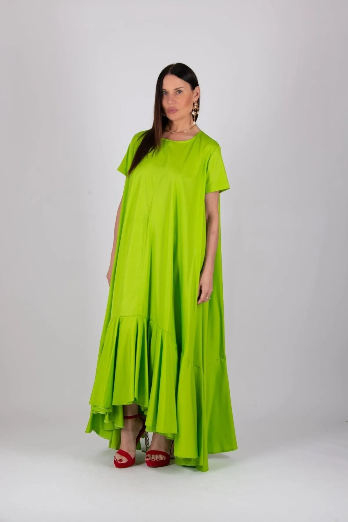 DIVA Long Flounces Summer Dress