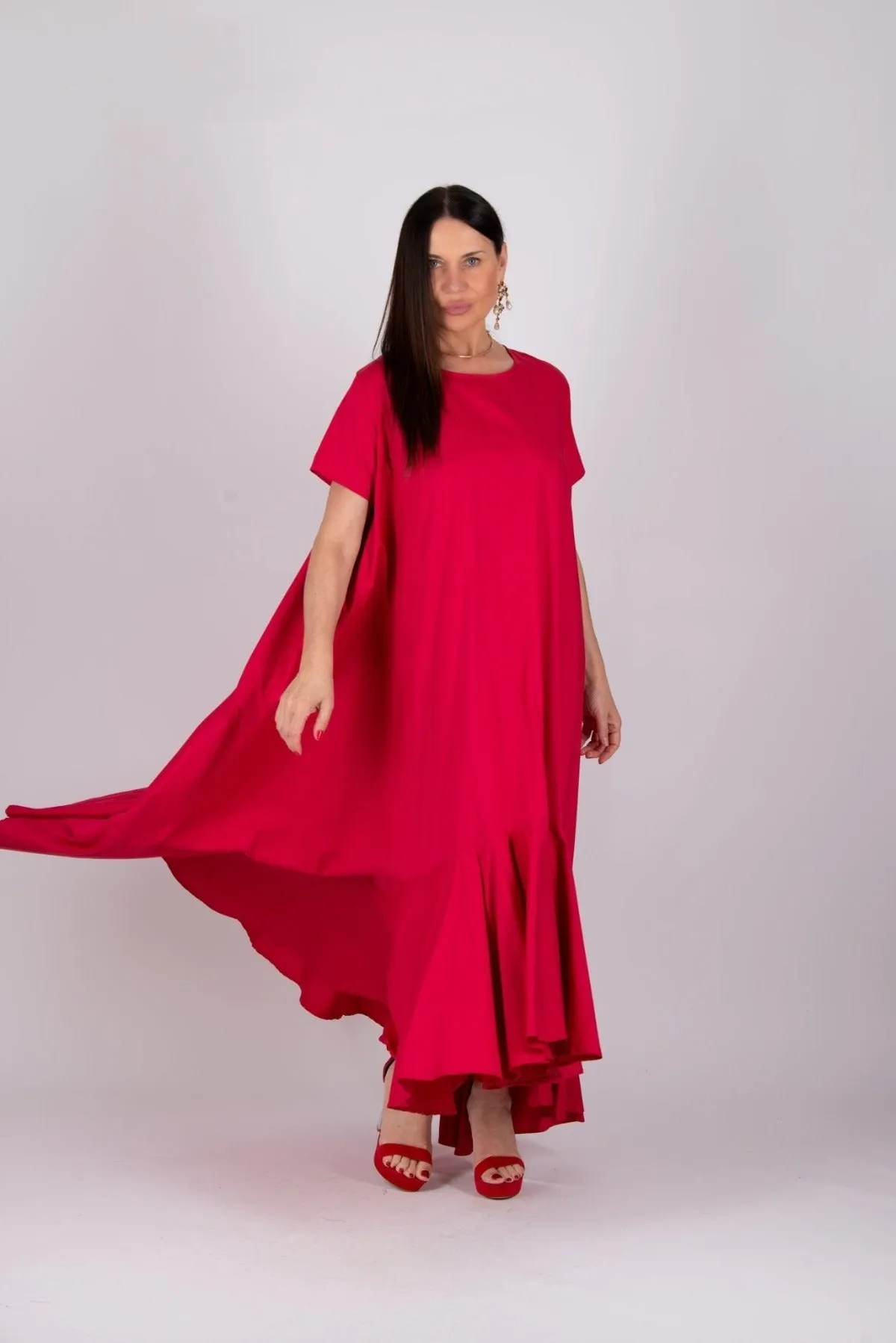 DIVA Long Flounces Summer Dress