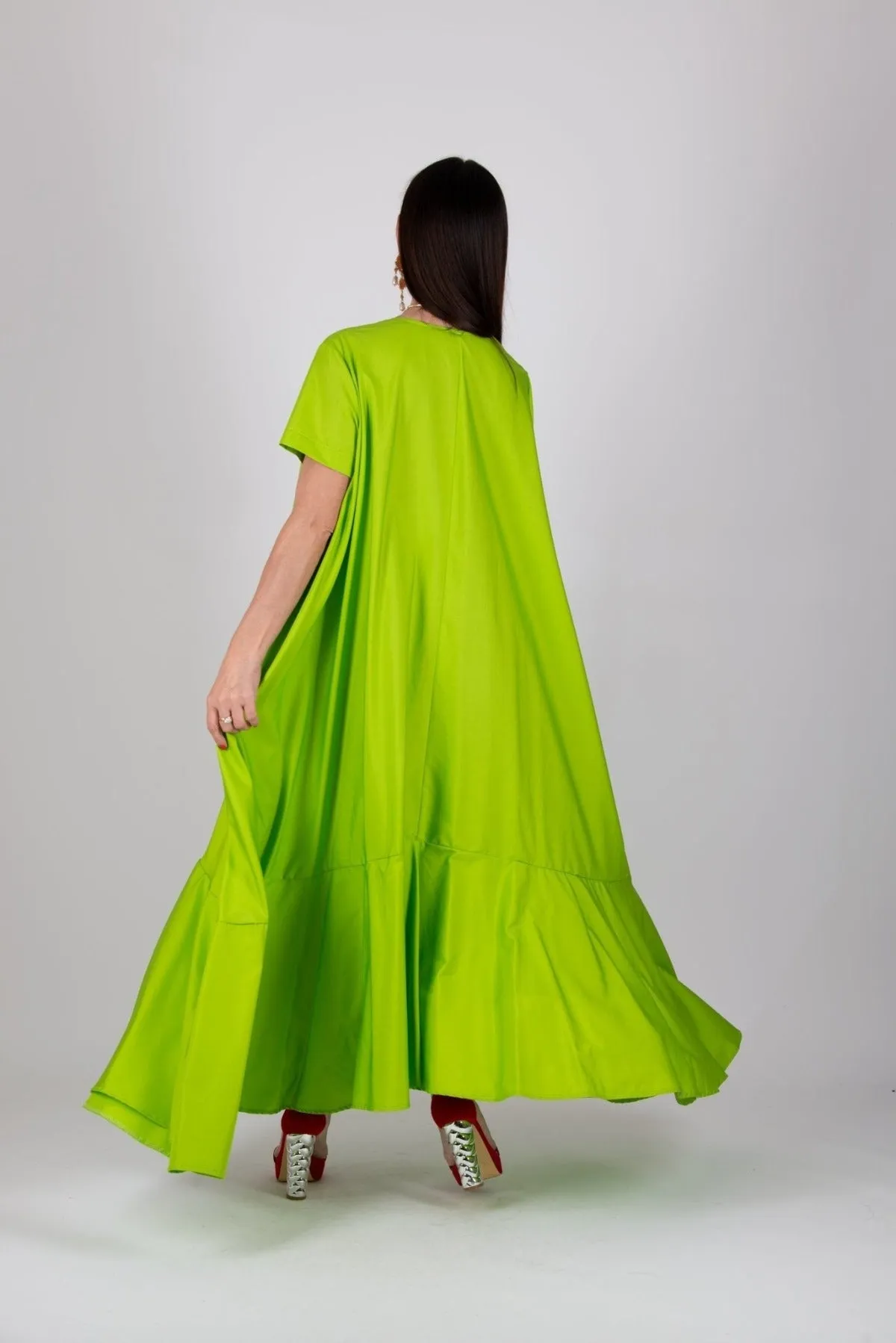 DIVA Long Flounces Summer Dress