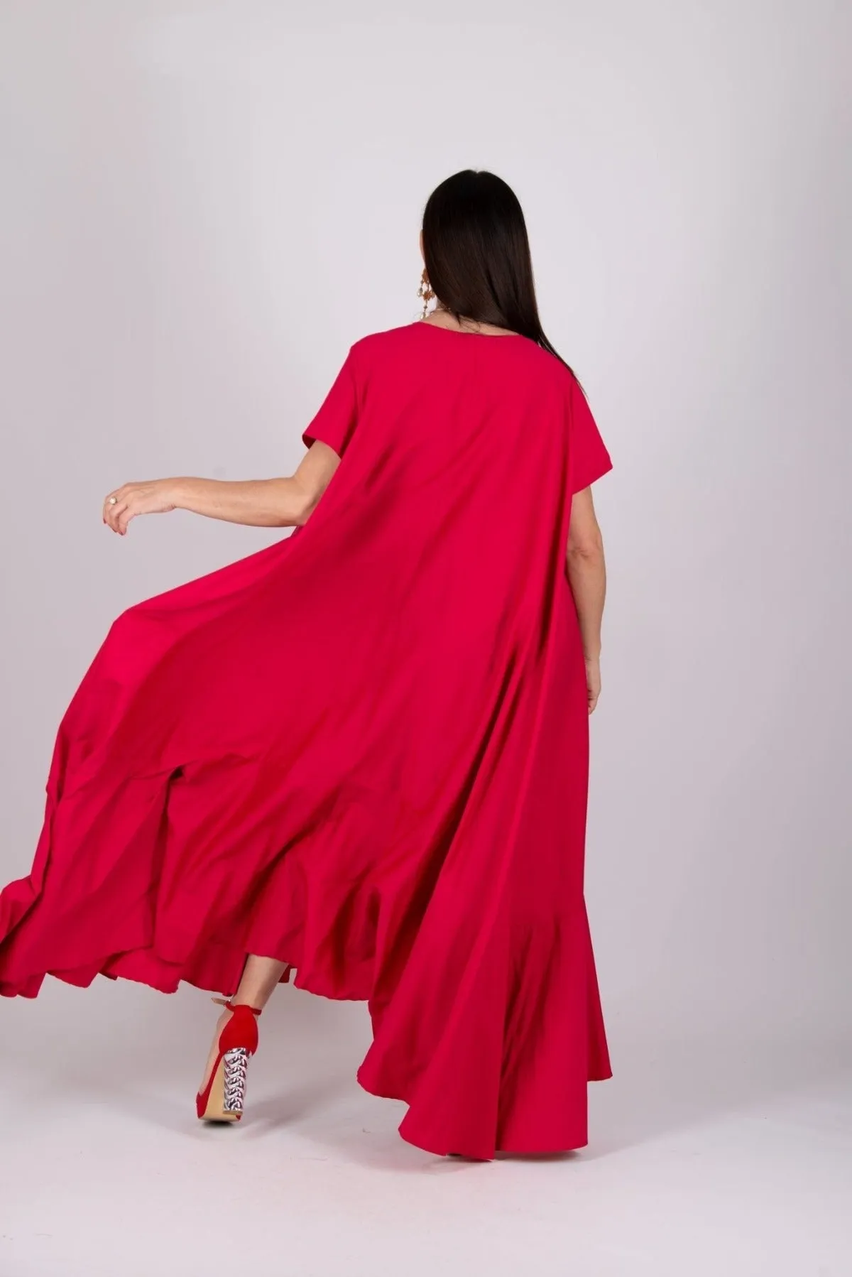 DIVA Long Flounces Summer Dress