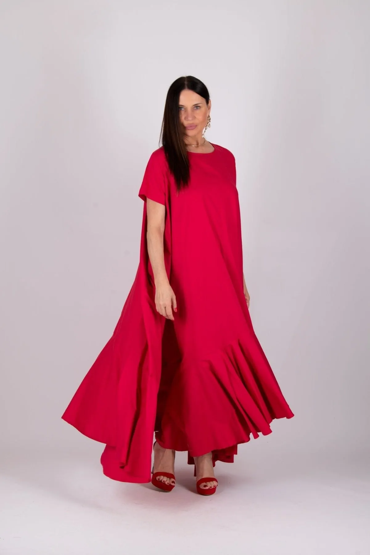 DIVA Long Flounces Summer Dress