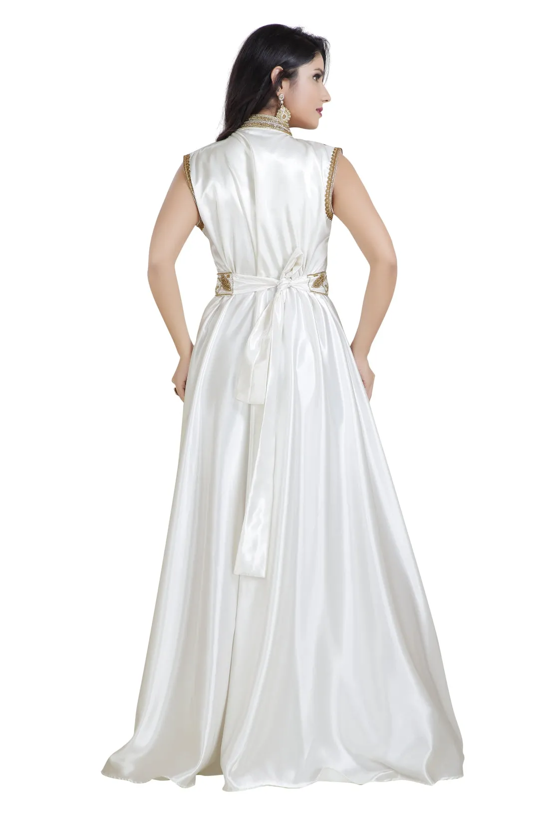 Embroidered Abaya Jellabiya Kaftan Dress