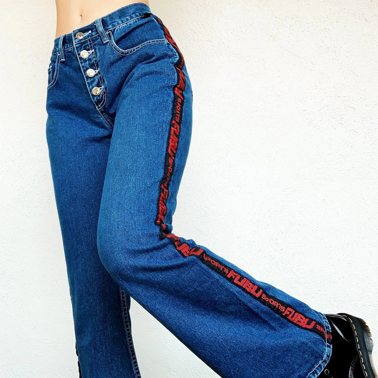 Fubu Sports Spellout Jeans