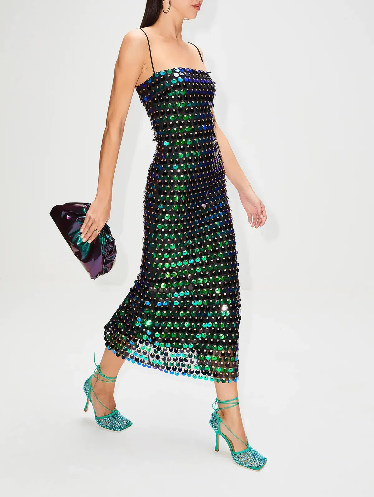 Glancing Back At Love Midi Dress