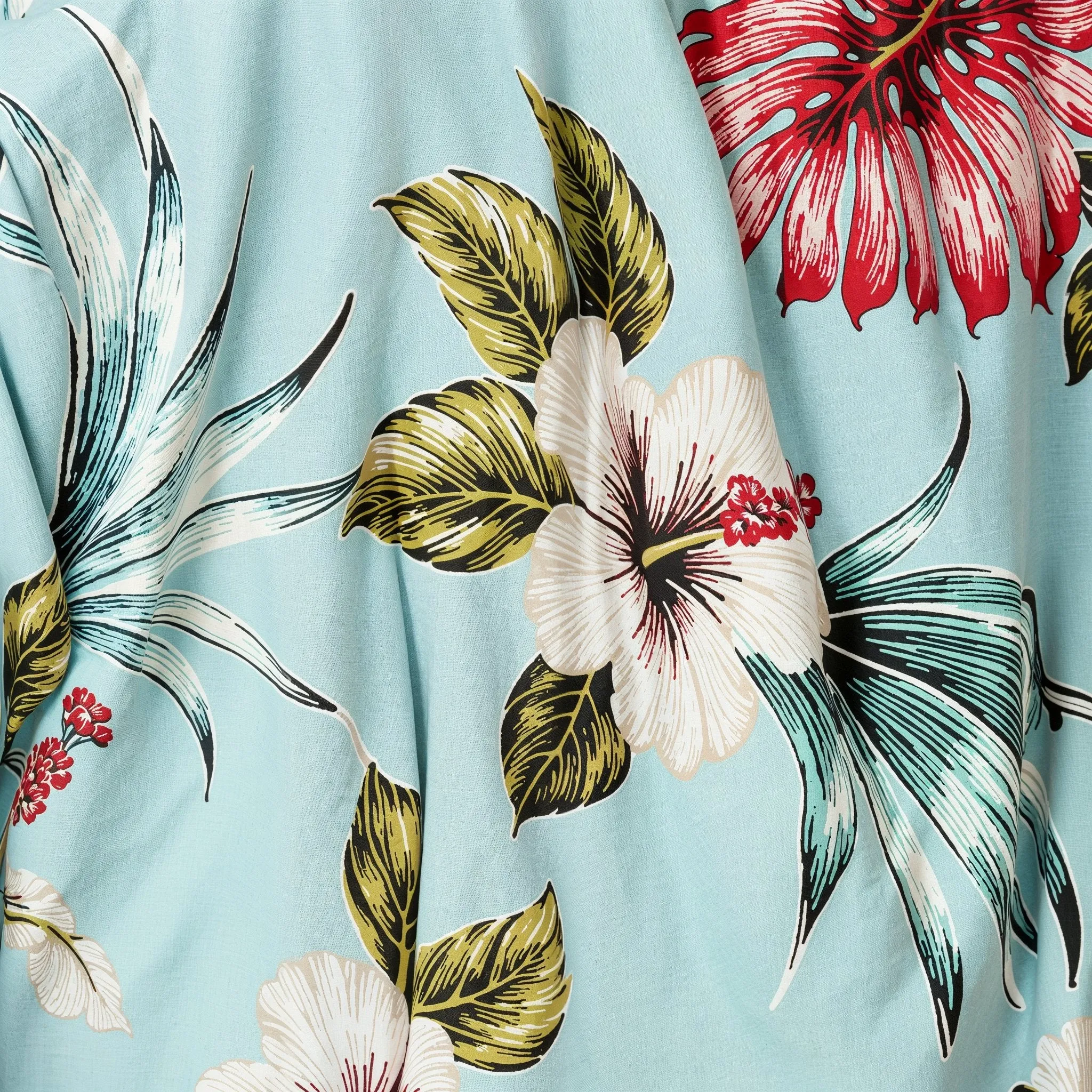 Hawaiian Floral Sylvia Long Dress