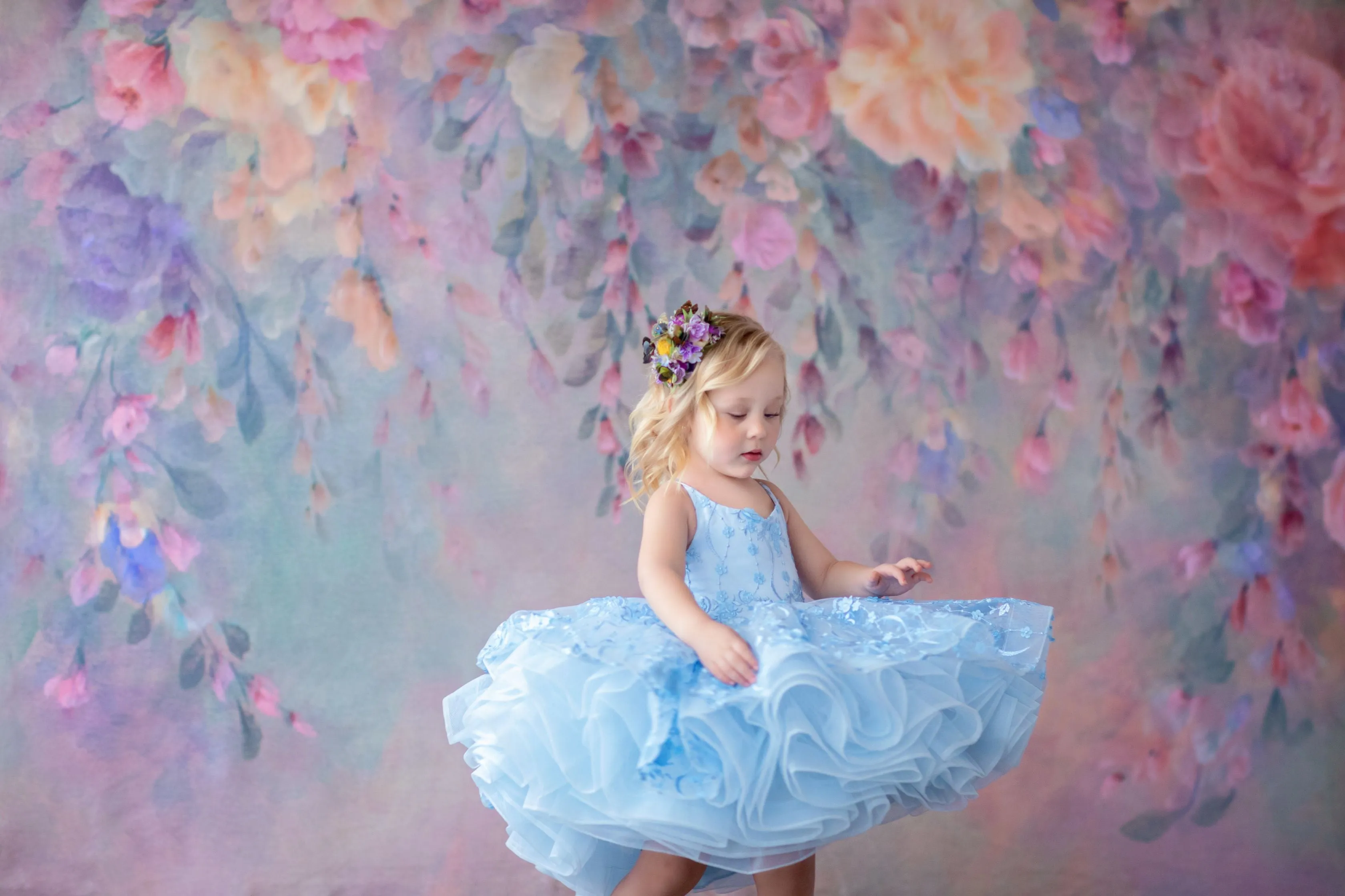 Heavenly-  Petal Length Gown ( 4 Year - Petite 5 Year)