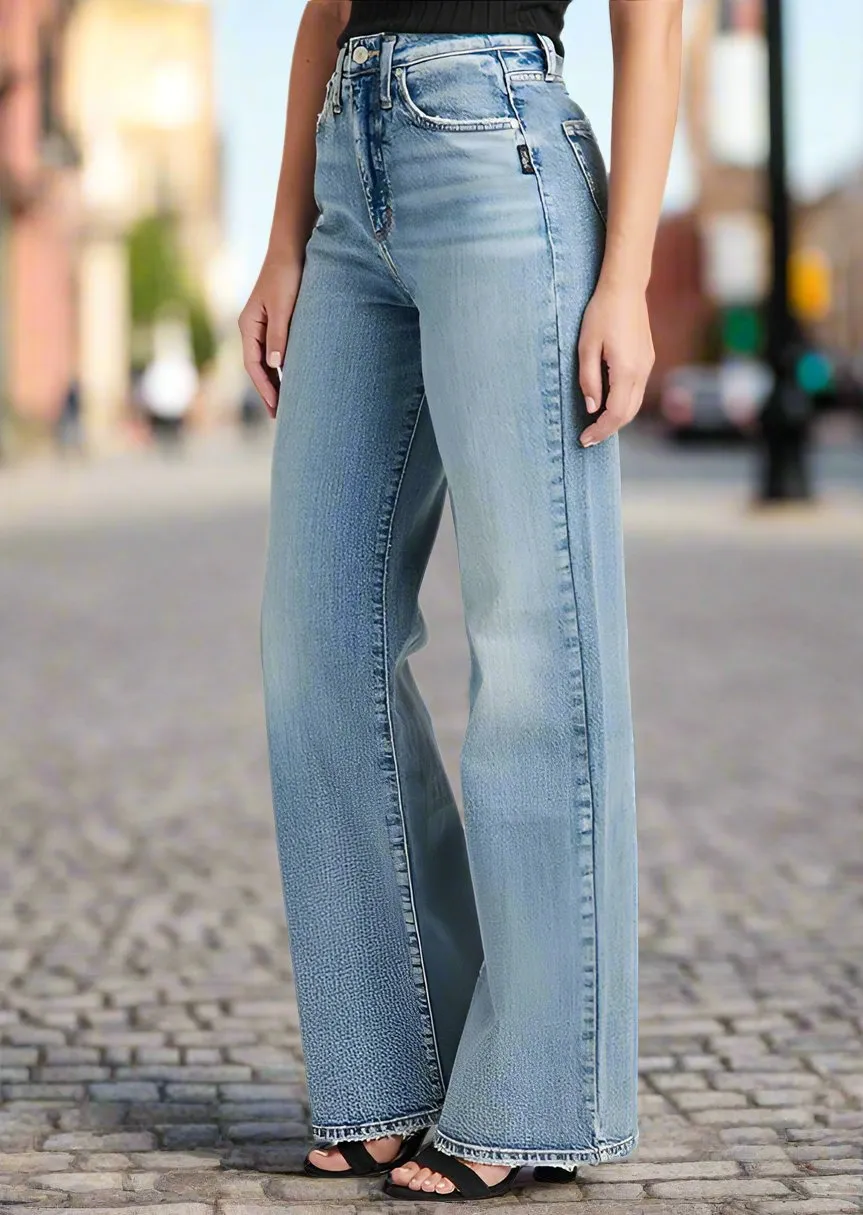 HIGHLY DESIRABLE MEDIUM INDIGO TROUSER JEAN