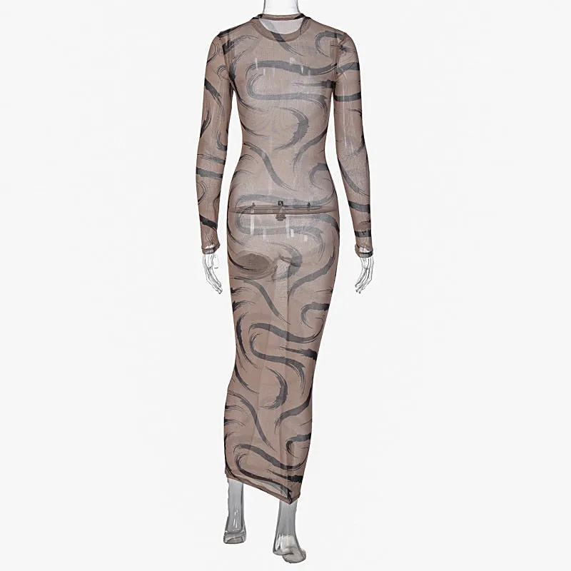 I’m Reflecting On You Maxi Dress