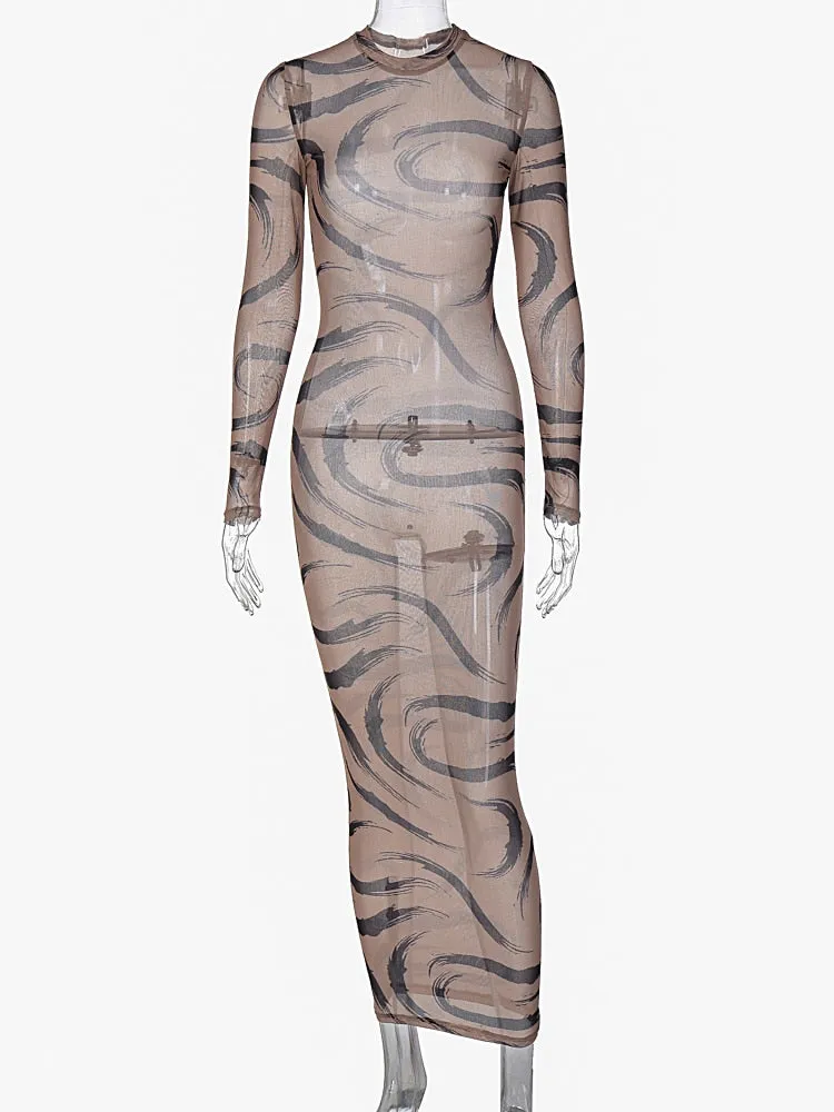 I’m Reflecting On You Maxi Dress