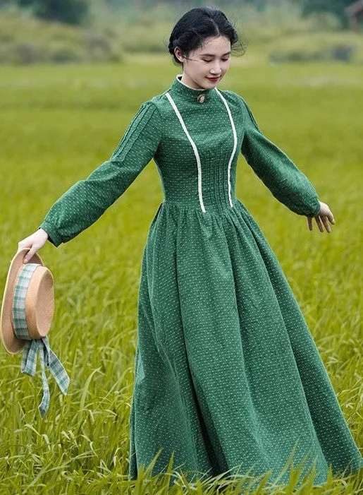 Jane Austen Style Green Dress