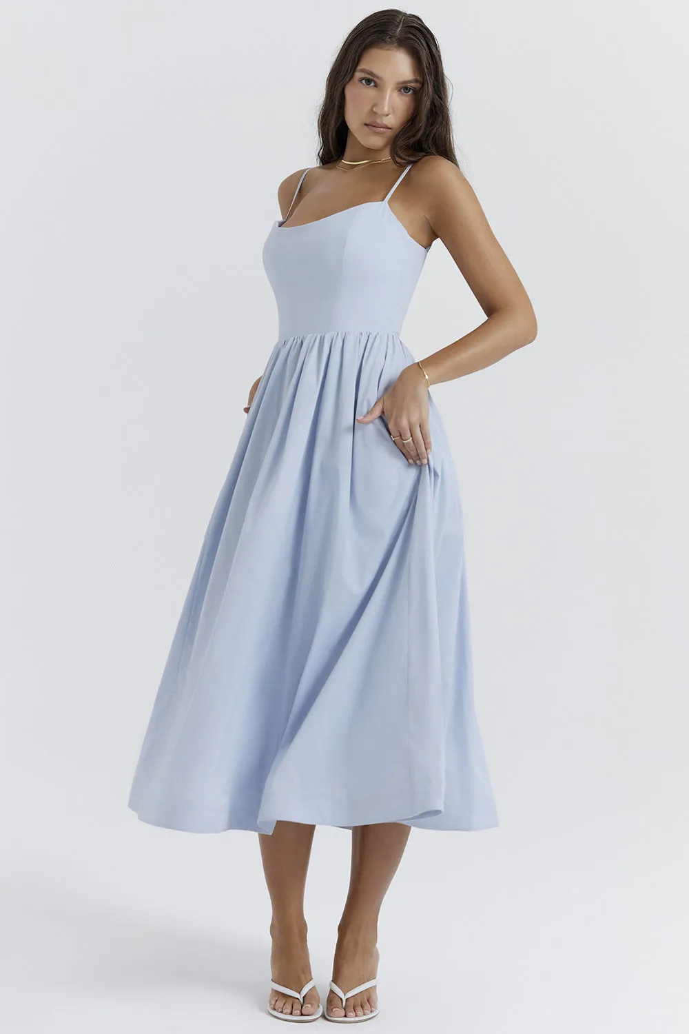 Joan A-line Loose Midi Dress