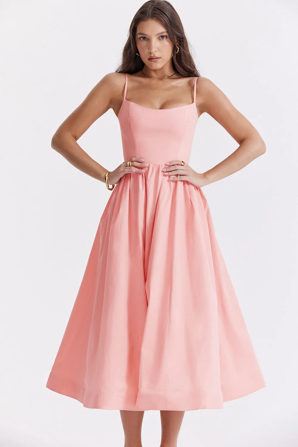 Joan A-line Loose Midi Dress