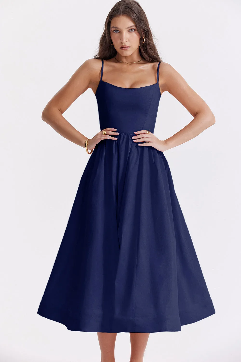 Joan A-line Loose Midi Dress