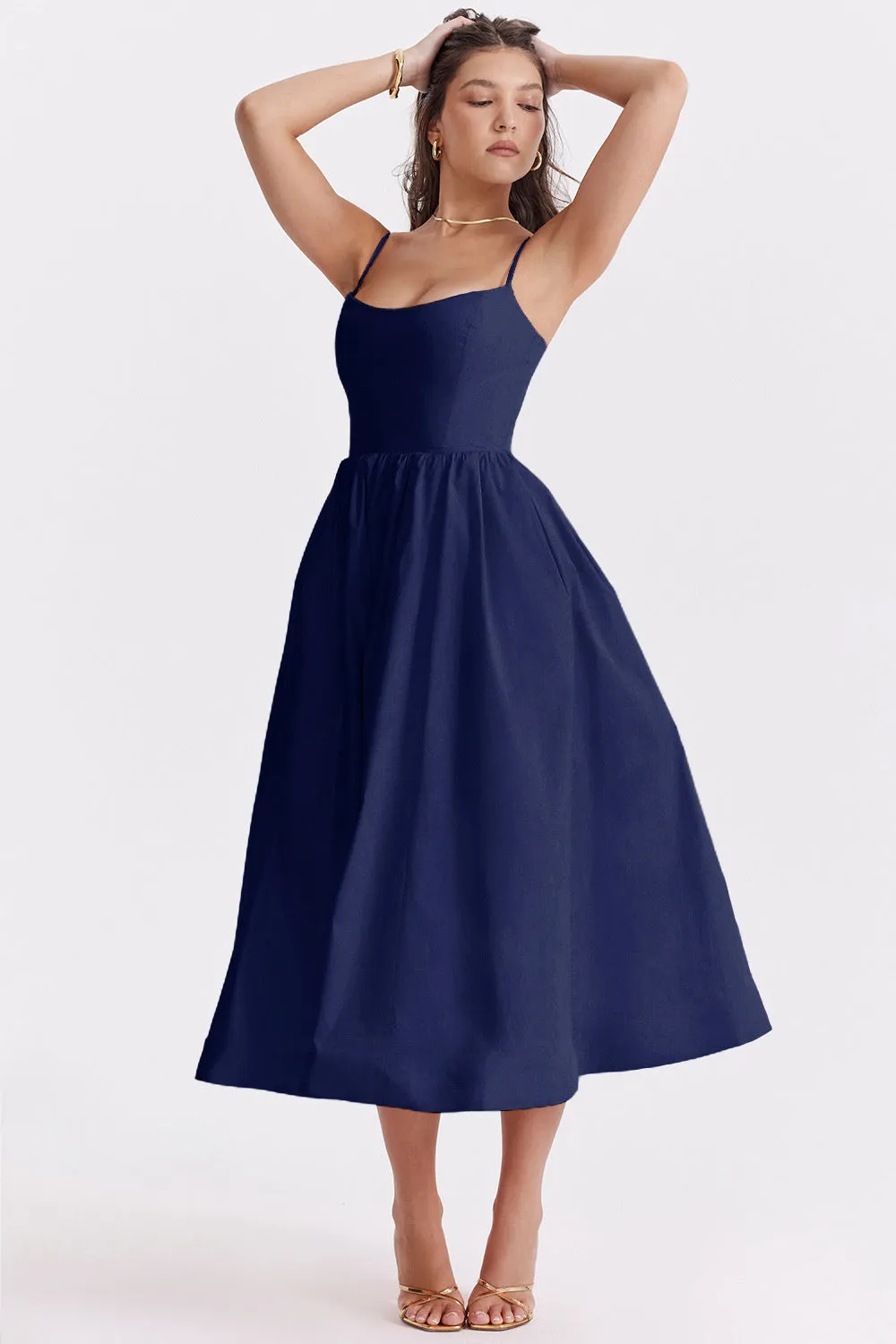 Joan A-line Loose Midi Dress