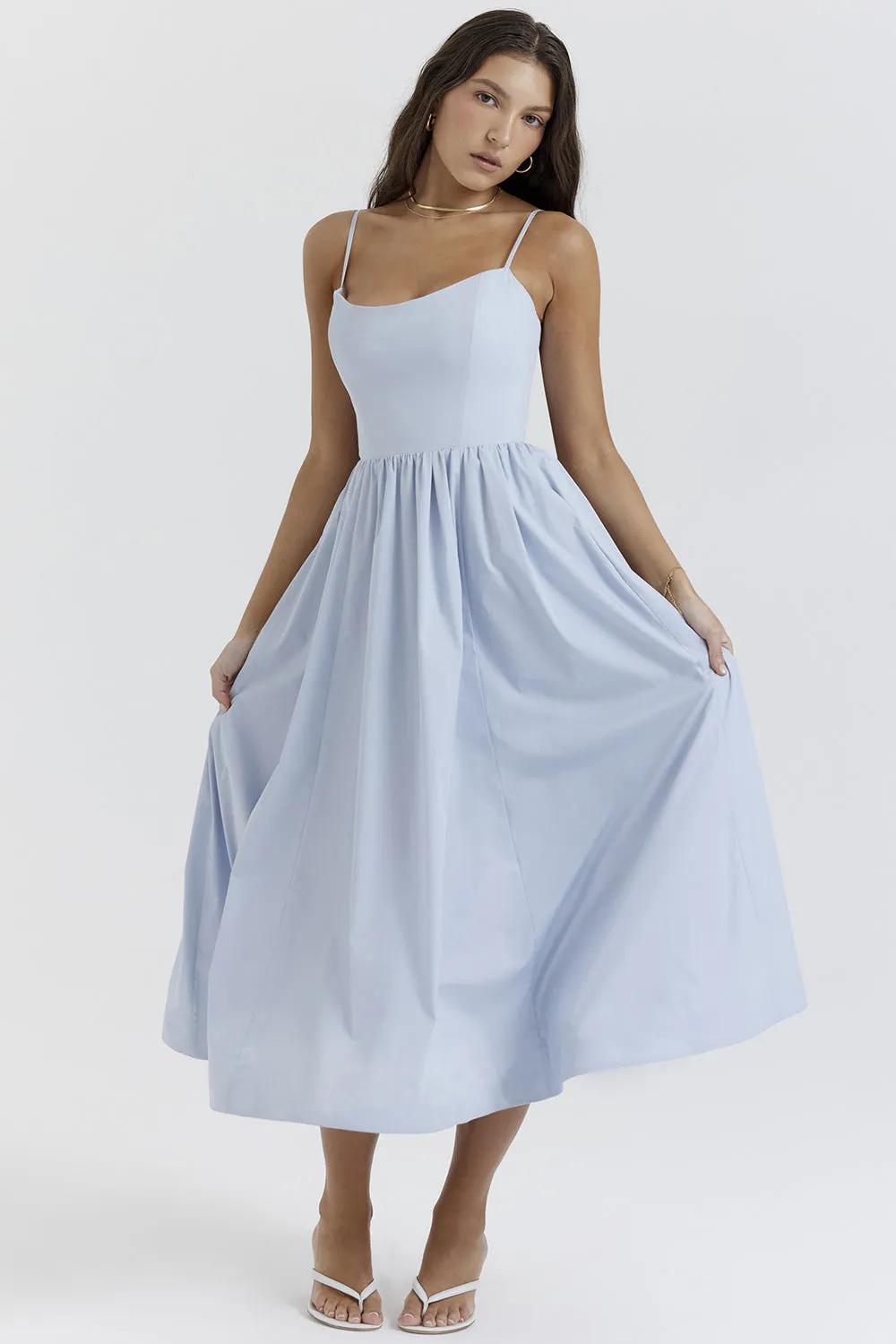 Joan A-line Loose Midi Dress