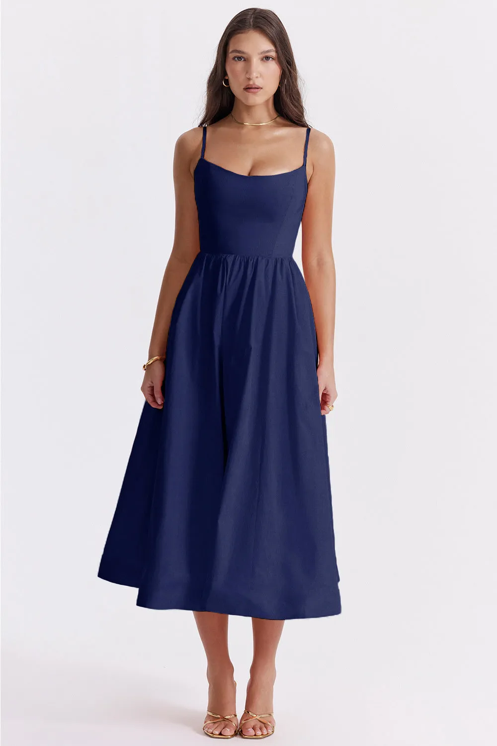 Joan A-line Loose Midi Dress