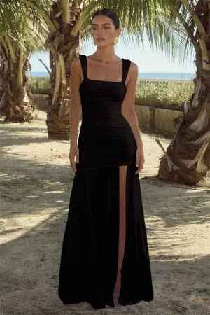 Joanna Sleeveless Thigh High Split Maxi Dress
