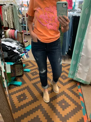 Judy Blue Destroy & Double Cuff Boyfriend Jeans